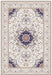 Anahita Collection Rug - Eternal Blossom in Cream & Blue- Rugs Direct