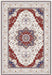 Anahita Collection Rug -Imperial Medallion in Cream and Red- Rugs Direct 