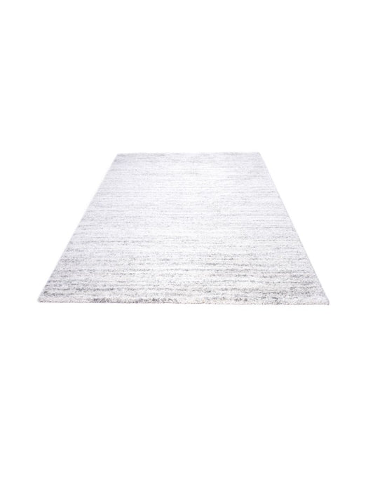 Modern Light Grey Textured Mehari Rug- Rugs Direct