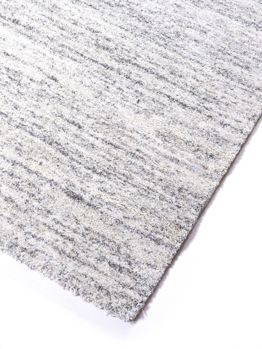 Modern Light Grey Textured Mehari Rug- Rugs Direct