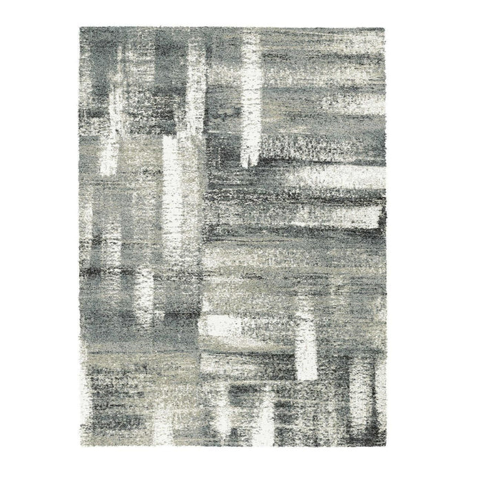 Abstract Brushstrokes Design Mehari Rug-Rugs Direct