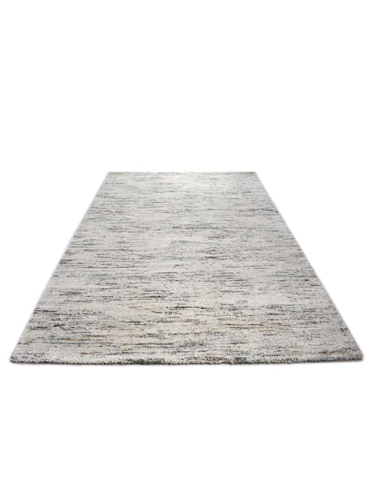 Neutral Tones Grey and Beige Textured Mehari Rug-Rugs Direct