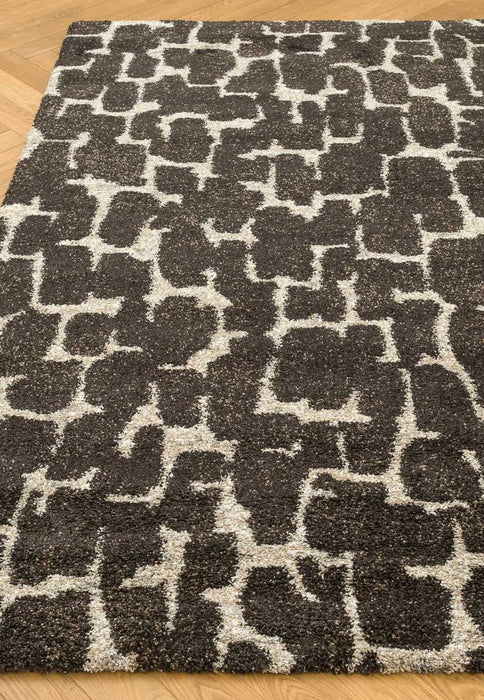 Abstract Design Mehari Shaggy Rug- Rugs Direct 