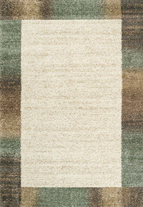 Border Design Mehari Shaggy Rug-Rugs Direct