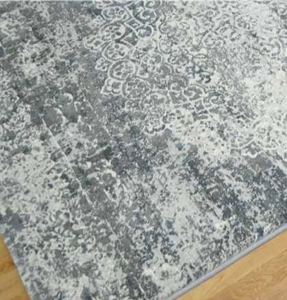 Faded Persian Design Argentum Rug Size: 160 x 230cm- Rugs direct 