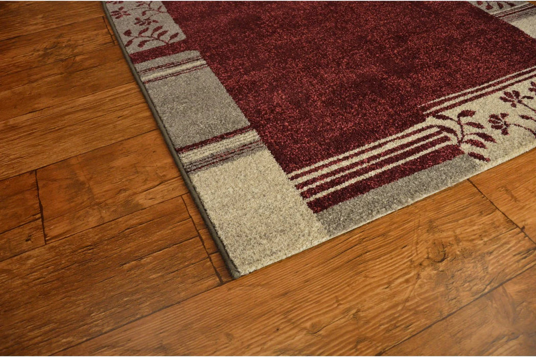 Border Design Infinity Runner Size: 67 x 340cm- Rugs Direct