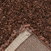 Twilight Shaggy Mocha Brown Colour Rug-Rugs Direct