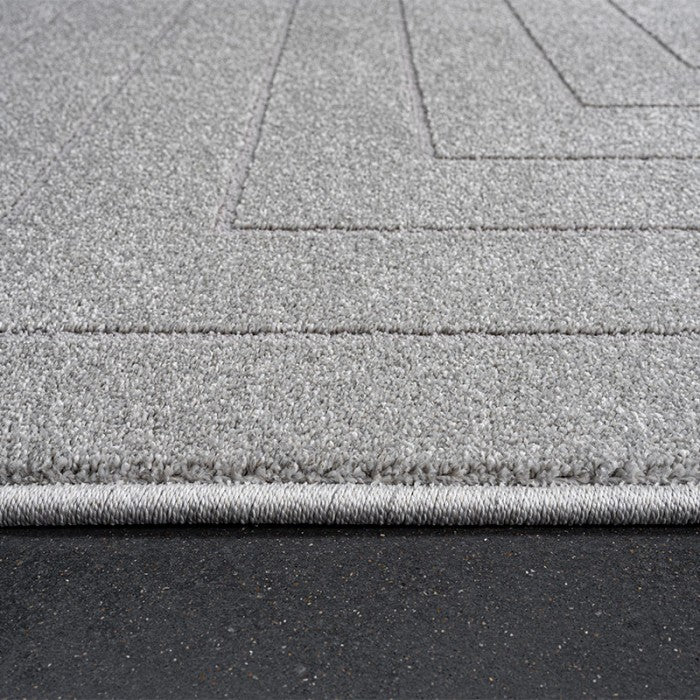 Modern Geometric Textured Trentino Rug-Rugs Direct