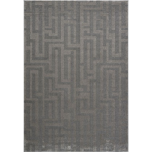 Contemporary Maze Design Textured Trentino Rug= Rugs Direct