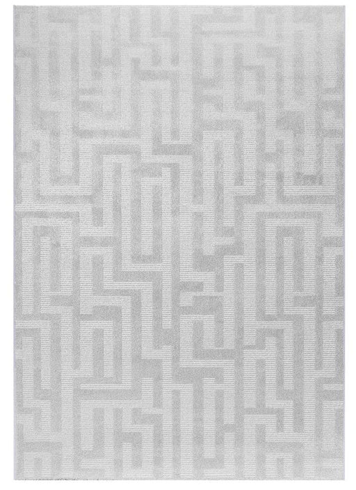 Contemporary Maze Design Textured Trentino Rug- Rugs Direct