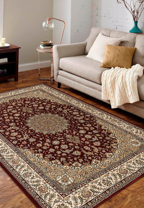 Traditional Medallion Design Da Vinci Rug (57178-1464)-Rugs Direct 