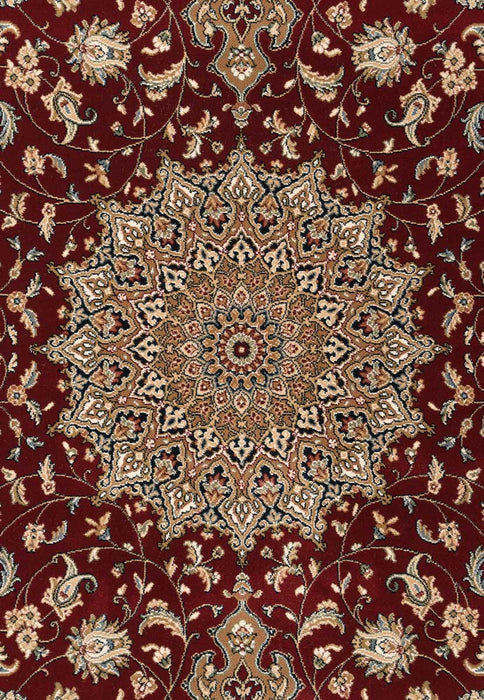 Traditional Medallion Design Da Vinci Rug Size: 133 x 195cm (57178-1464)-Rugs Direct 