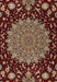 Traditional Medallion Design Da Vinci Rug Size: 133 x 195cm (57178-1464)-Rugs Direct 