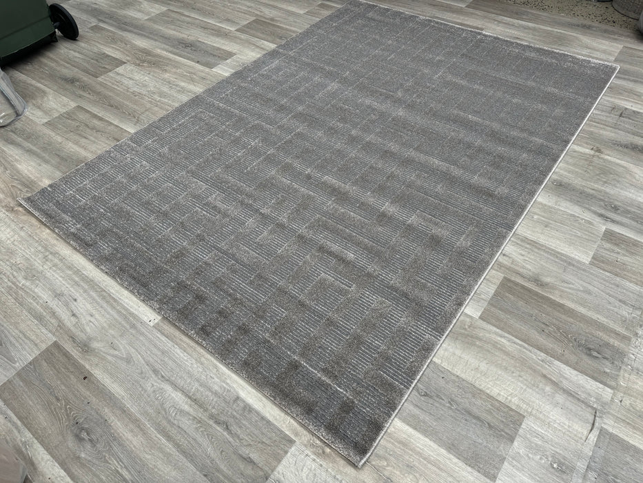 Contemporary Maze Design Textured Trentino Rug