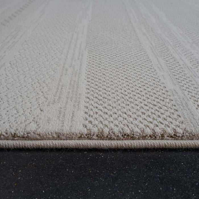 Textured Stripes Neutral Tones Harmony Rug- Rugs Direct