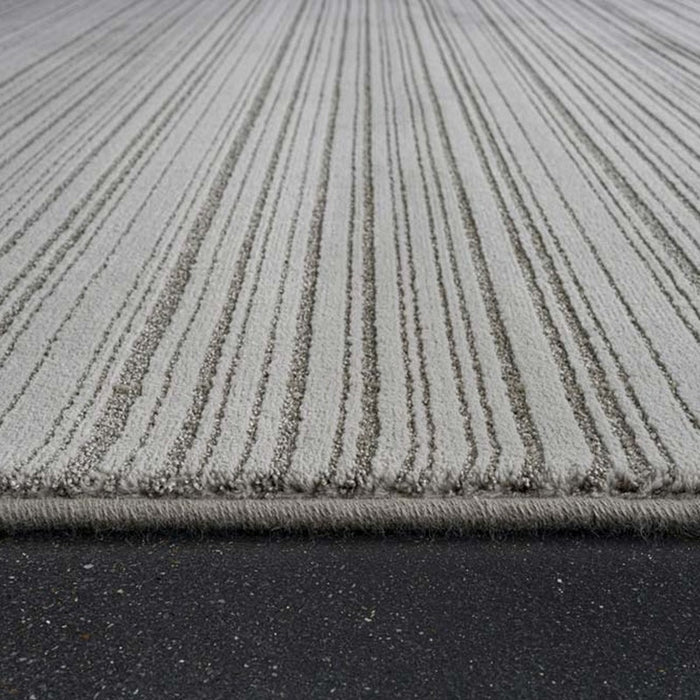 Textured Stripes Neutral Tones Harmony Rug- Rugs Direct