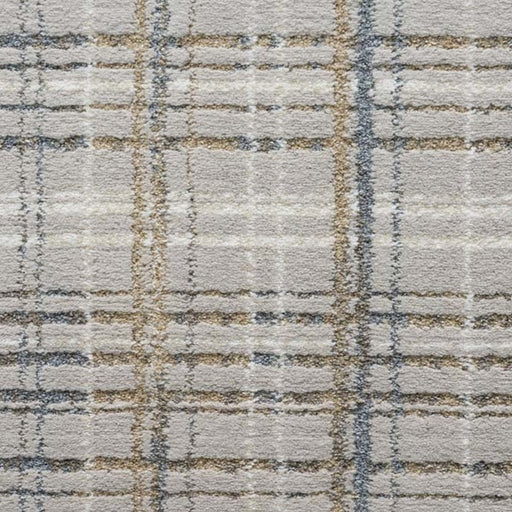 Textured Plaid Pattern Harmony Rug (59016-8575)-Rugs Direct