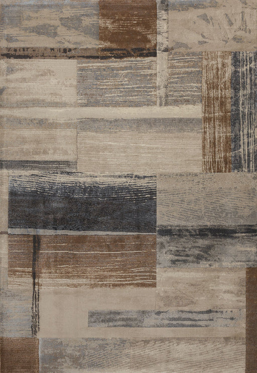 Abstract Earth Tone Argentum Rug (63019-9353)- Rugs Direct 
