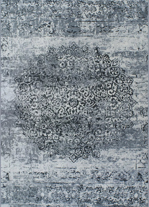 Faded Persian Design Argentum Rug (63375-9676) Size: 200 x 290cm- Rugs Direct