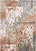 Distressed Canvas Argentum Rug-Rugs Direct