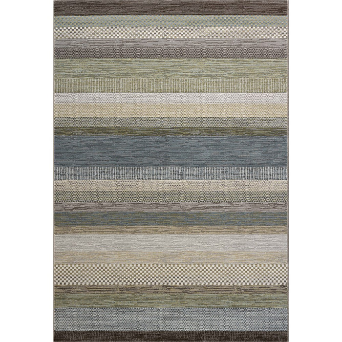 Multi-Tone Stripes Design Argentum Rug