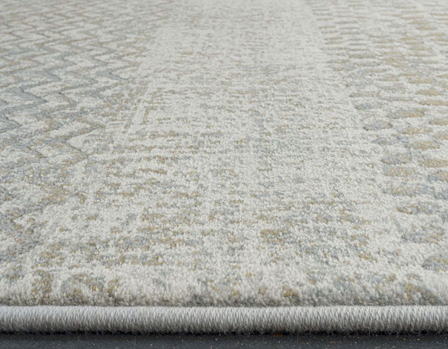 Modern Abstract Textured Argentum Rug- Rugs Direct