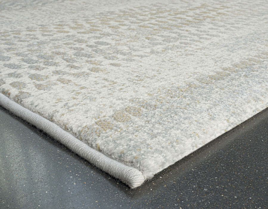 Modern Abstract Textured Argentum Rug- Rugs Direct