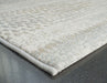 Modern Abstract Textured Argentum Rug- Rugs Direct