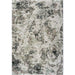 Abstract Distressed Pattern Argentum Rug - Rugs Direct