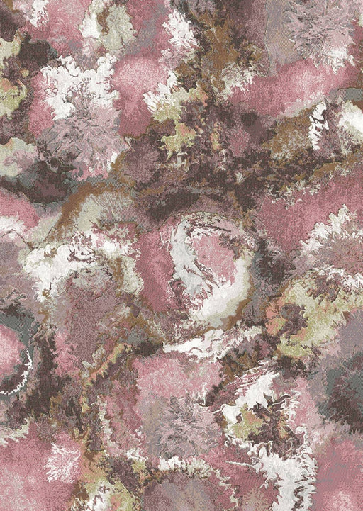 Abstract Floral Dream Argentum Rug Size: 200 x 290cm- Rugs Direct 