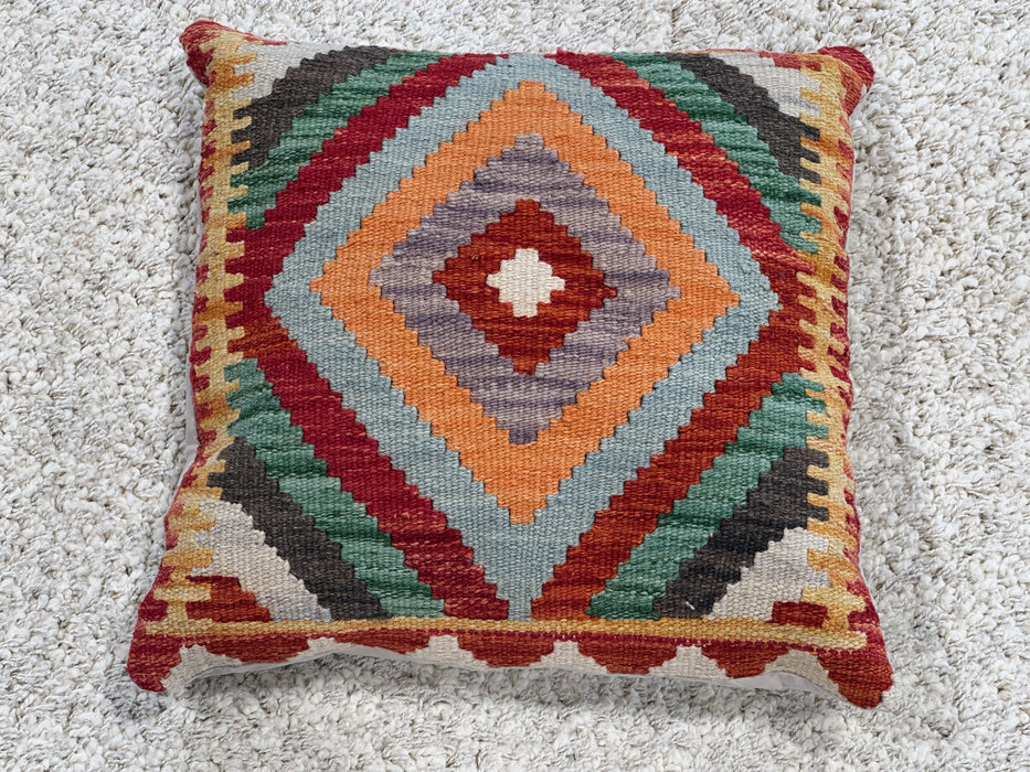 Afghan Hand Made Cushion - Rugs Direct