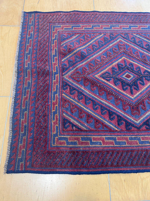 Excellent Handmade Oriental Mashwani Kilim Rug Size: 128 x 100cm- Rugs Direct 