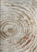 Rustic Swirl Pattern Platinum Rug- Rugs Direct