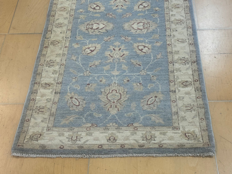 Afghan Hand Knotted Choubi Hallway Runner Size: 380 x 79cm- Rugs Direct