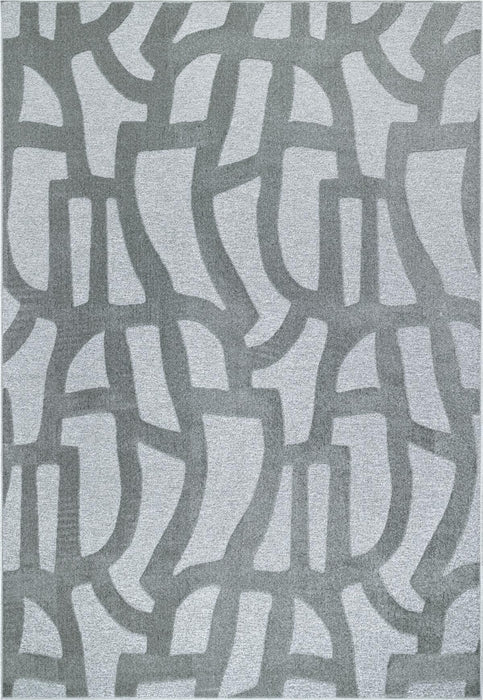 Elegant Curved Line Tweed Rug - Rugs Direct