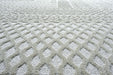 Modern Cream Textured Tweed Rug-Rugs Direct