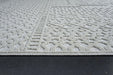 Modern Cream Textured Tweed Rug-Rugs Direct