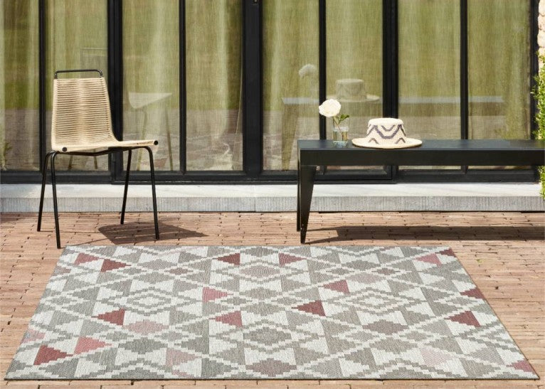 Brighton Indoor/Outdoor Flatweave Rug (98053-8028) Size: 160 x 230cm- Rugs Direct