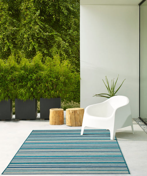 Brighton Indoor/Outdoor Flatweave Rug (98170-5005) Size: 120 x 170cm- Rugs Direct