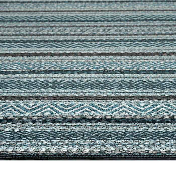 Brighton Indoor/Outdoor Flatweave Rug (98738-5031) Size: 120 x 170cm- Rugs Direct