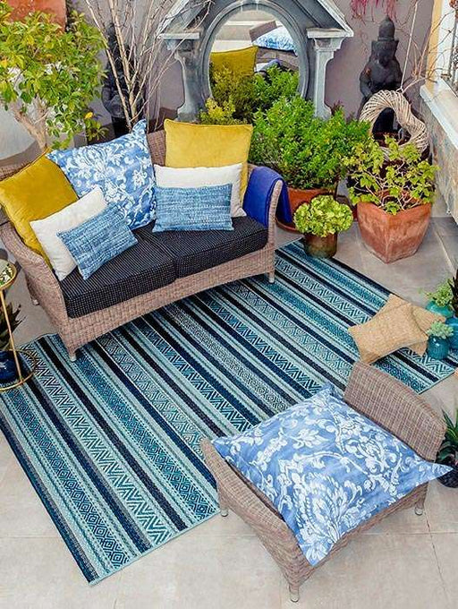 Brighton Indoor/Outdoor Flatweave Rug (98738-5031) Size: 120 x 170cm- Rugs Direct