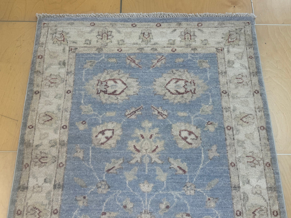 Afghan Hand Knotted Choubi Hallway Runner Size: 380 x 79cm- Rugs Direct