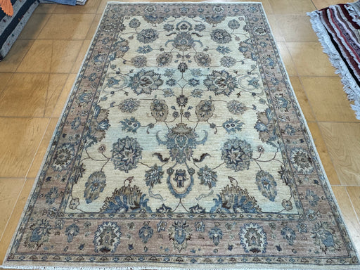 Afghan Hand Knotted Choubi Rug Size: 186 x 274cm- Rugs Direct 