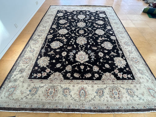 Afghan Hand Knotted Super Fine Choubi Rug Size: 424 x 302cm- Rugs Direct 