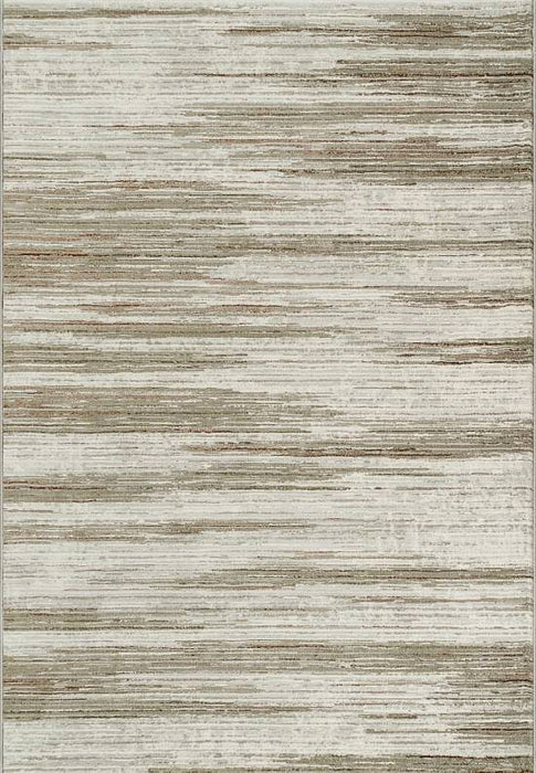 Contemporary Textured Lines Platinum Rug- Rugs Direct