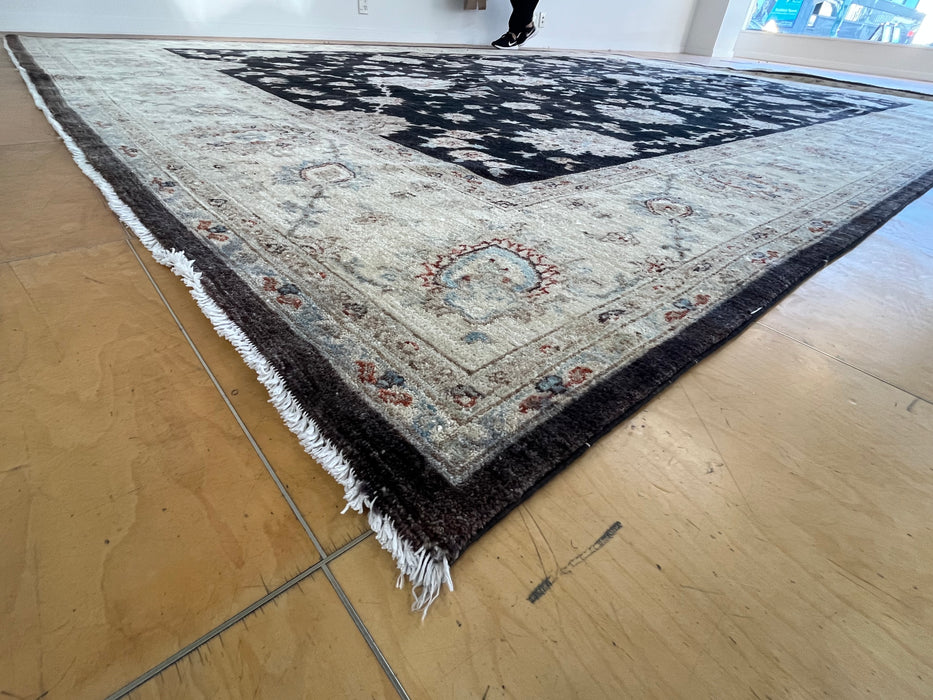 Afghan Hand Knotted Super Fine Choubi Rug Size: 424 x 302cm- Rugs Direct 