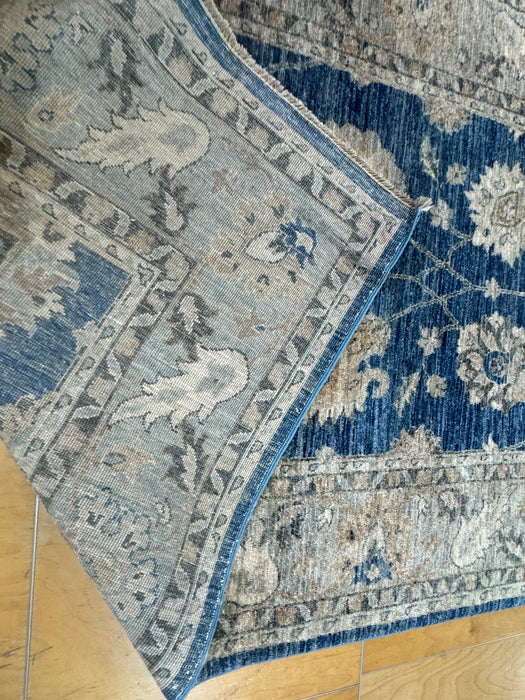 Afghan Hand Knotted Choubi Hallway Runner Size: 503 x 121cm- Rugs Direct 