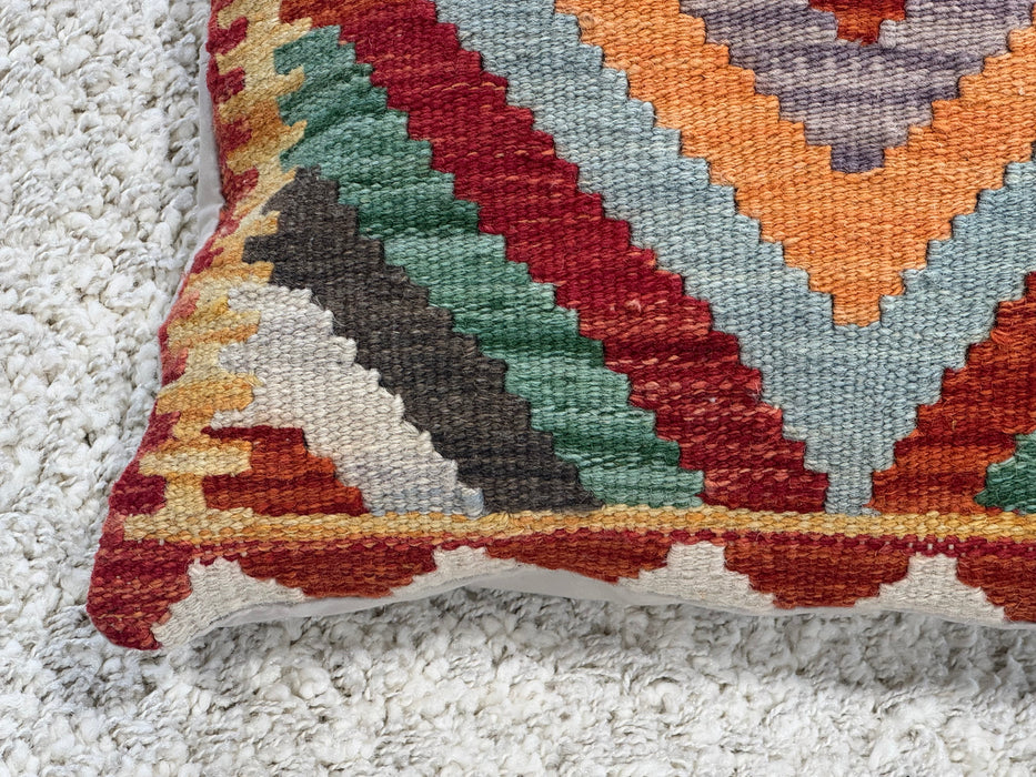 Afghan Hand Made Cushion - Rugs Direct