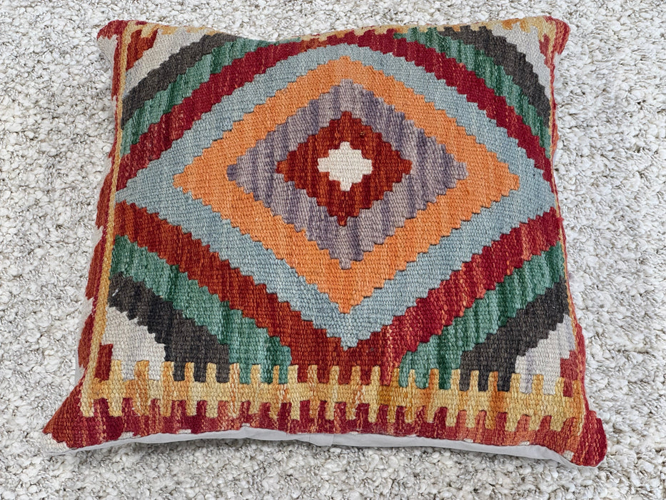 Afghan Hand Made Cushion - Rugs Direct