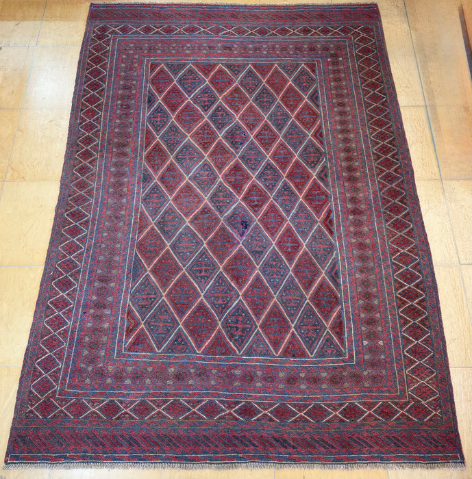 Excellent Handmade Oriental Mashwani Kilim Rug Size: 274 x 200cm- Rugs Direct